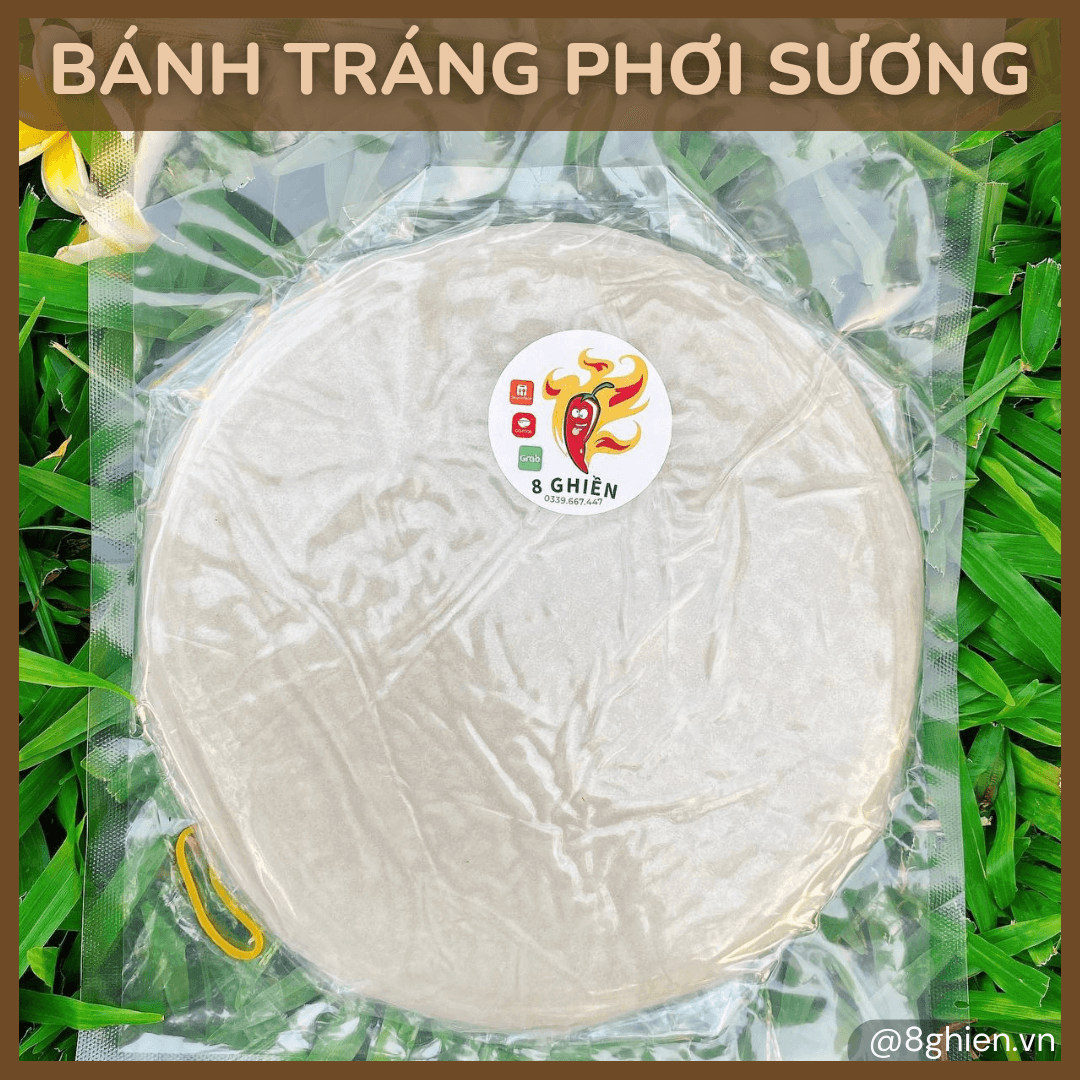 Bánh tráng tròn trắng Tây Ninh