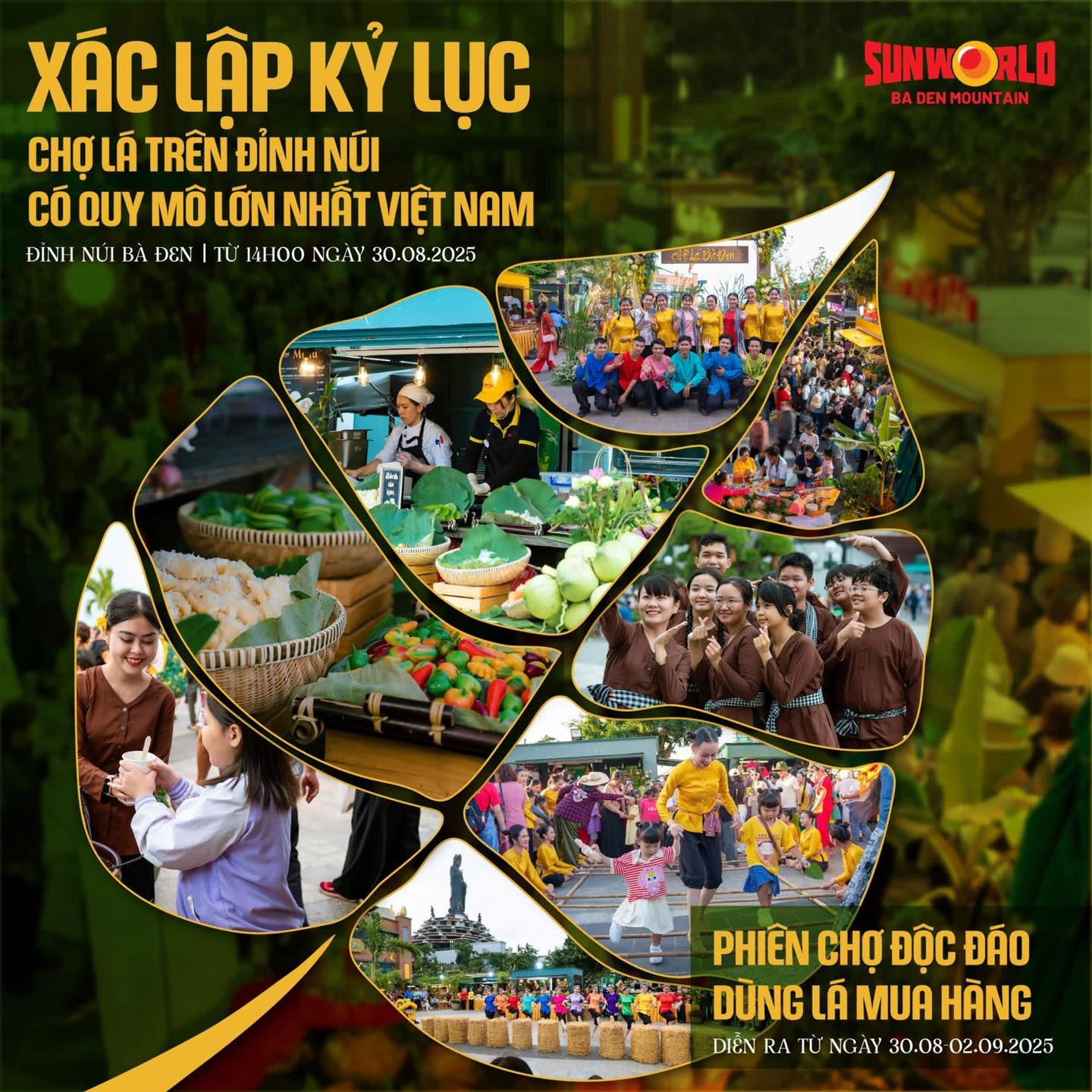 Phiên Chợ Lá Kỷ Lục – Tinh Hoa Miền Nam Trên Đỉnh Núi Bà Đen