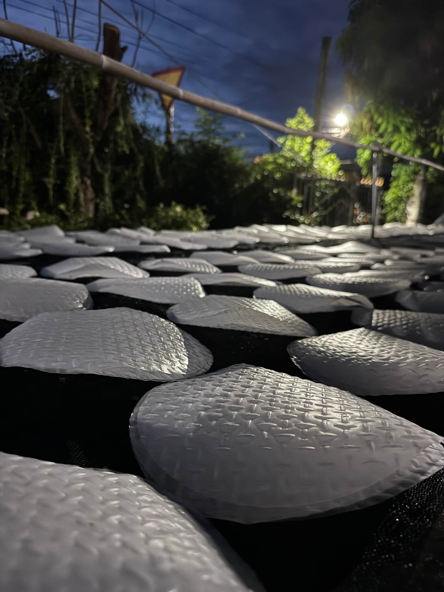 Phơi Sương - Ngày nhiều nắng, tối lắm sương Bánh tráng phơi sương vào buổi sáng sớm