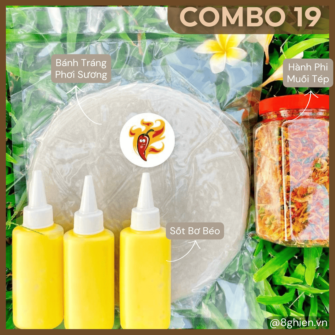 Bánh Tráng Phơi Sương Tây Ninh - Combo 500G Bánh Tráng (Combo 19)