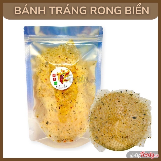 Bánh Tráng Rong Biển Hành Mè - Đặc Sản 8 Ghiền
