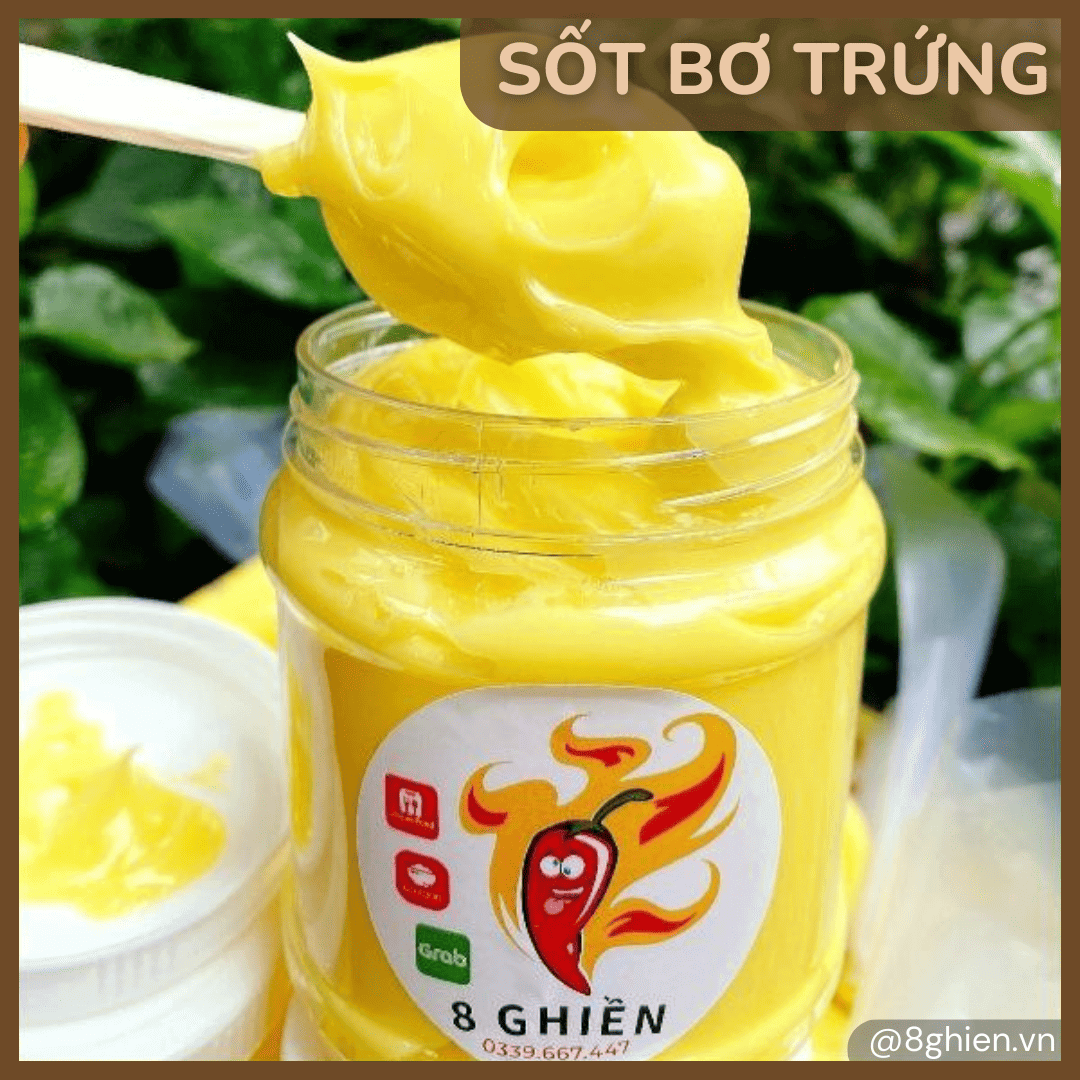 Cách làm sốt bơ trứng gà béo ngậy, vàng ươm ăn kèm bánh tráng tại nhà